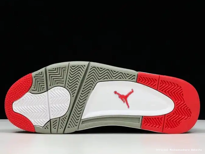 Official Maikesneakers 4 RETRO BLACK CEMENT JORDAN 308497-060 0516